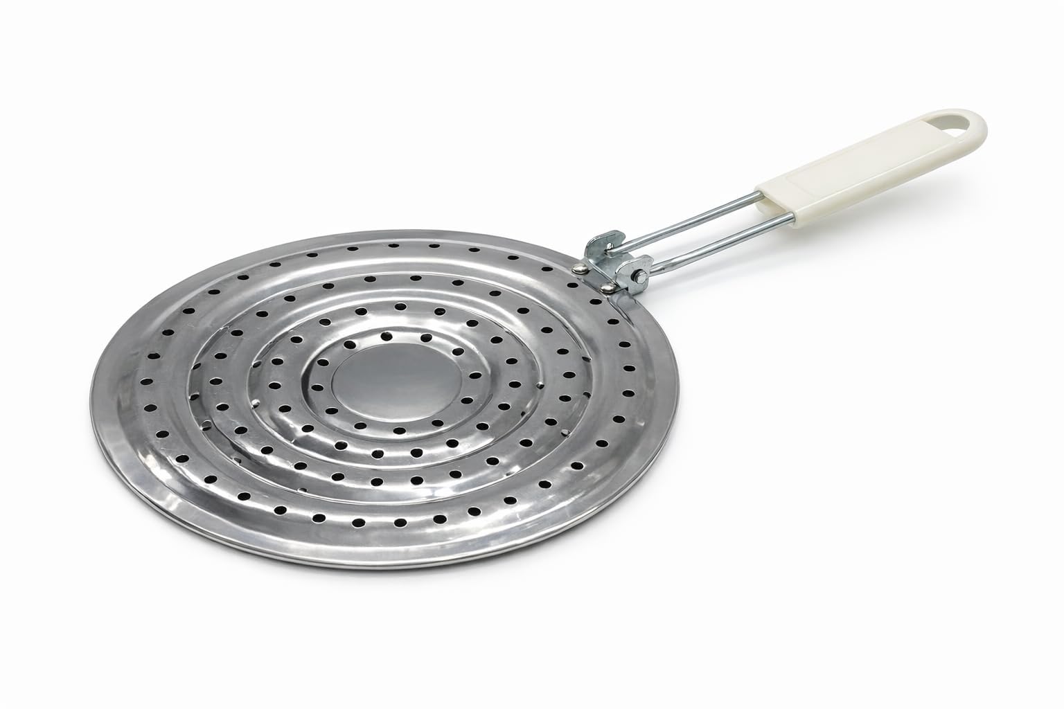 8-Inch Heavy-Duty Stainless Steel Heat Diffuser & Heat Distributor – Simmer Ring with Heat-Resistant Handle, Even Flame Distribution, Protects Cookware, Universal Fit for Pots, Pans, Coffee & Slow Cooking