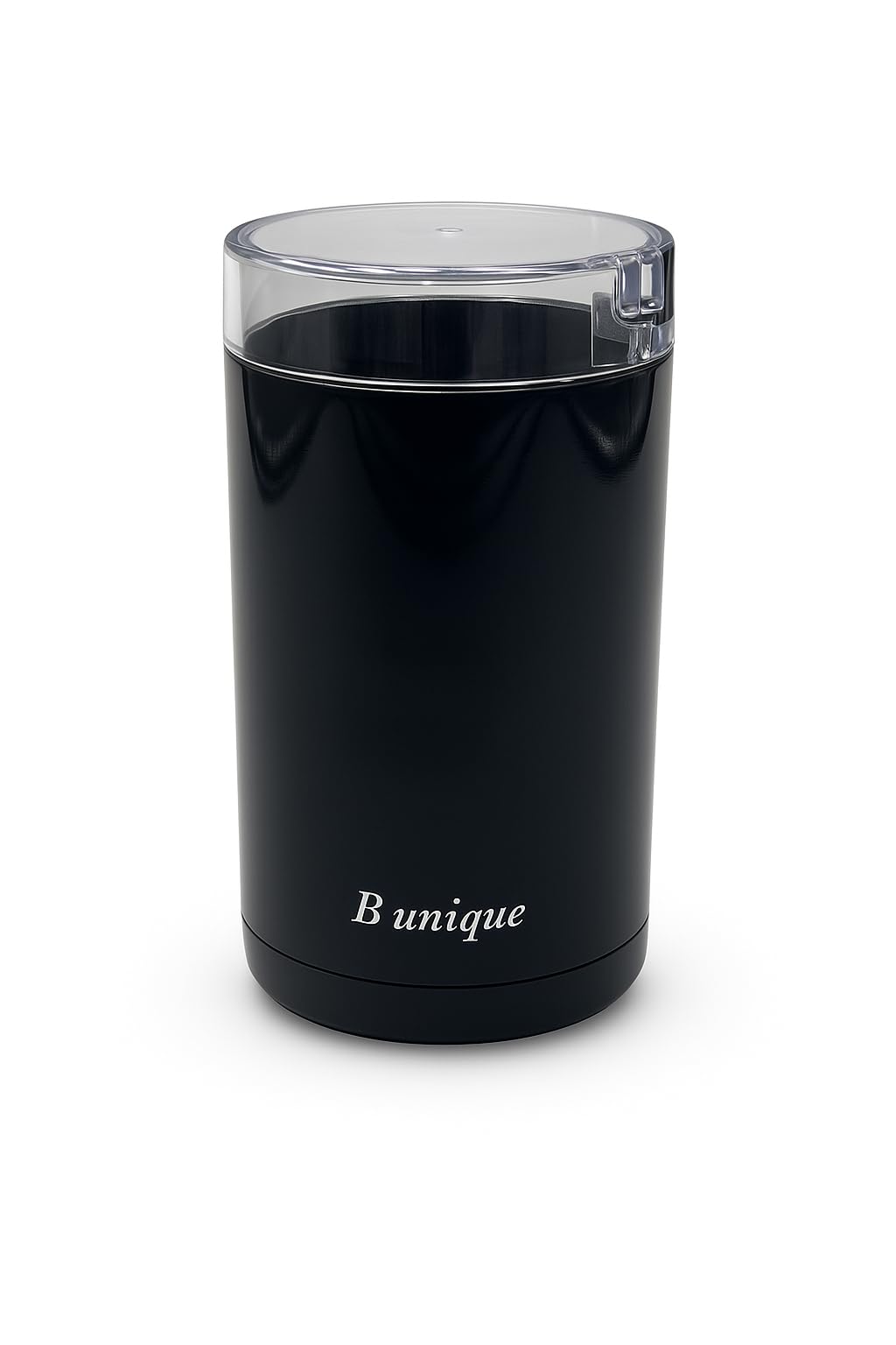B Unique Electric Coffee & Spice Grinder, 300ml Stainless Steel Blades | Powerful Grinder for Beans, Herbs, Nuts & Seeds | Fast, Safe, Easy to Clean | Compact Kitchen Design