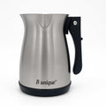 B Unique Electric Coffee Maker 300ml Stainless Steel Turkish Coffee Pot, Milk Heater, Rapid Heating, Boil-Dry Protection, Foldable Handle
