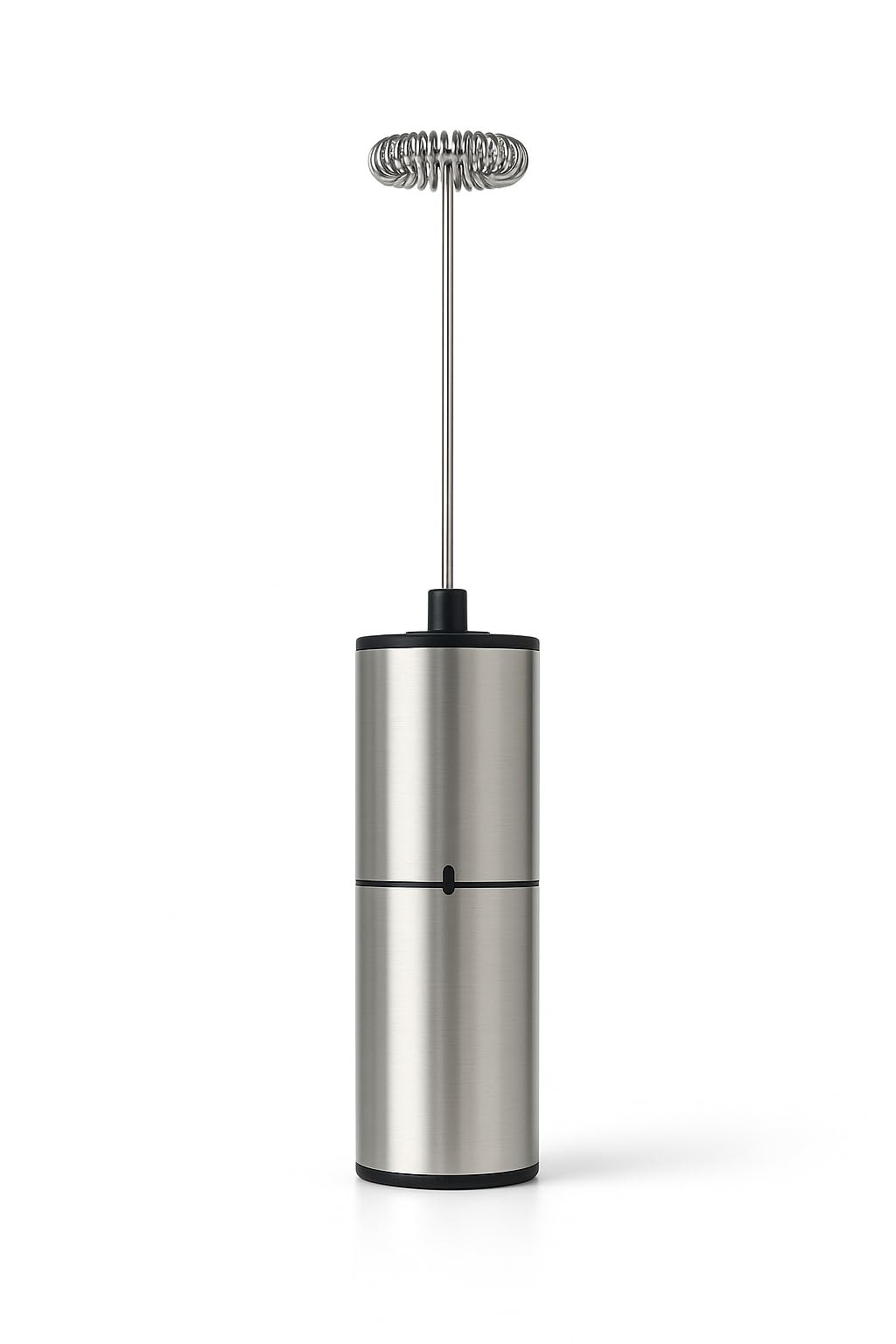 Premium Stainless Steel Electric Milk Frother | Battery Operated Foam Maker for Coffee, Latte, Matcha | Durable & Lightweight Handheld Frother for Creamy Foam | Ergonomic Design& Easy to Operate