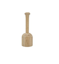 B Unique Durable Bamboo Dizi Smasher Tool | Multipurpose Crusher for Cooked Meat, Garlic, Ginger, and Herbs | Handmade Tool for Sustainable Cooking | Lightweight & Easy to Clean Design گوشتکوب دیزی